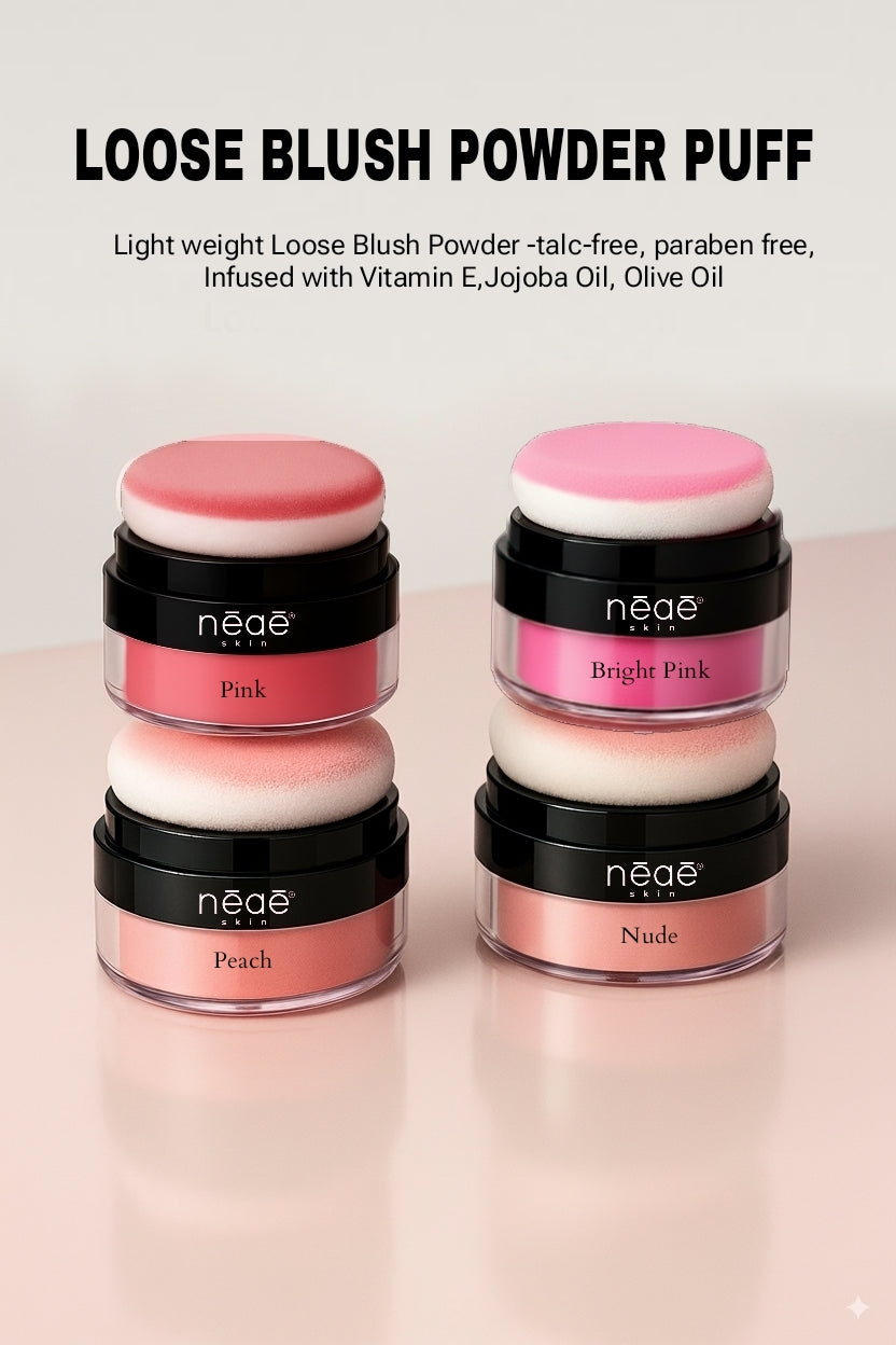 Blush Loose Powder With Puff