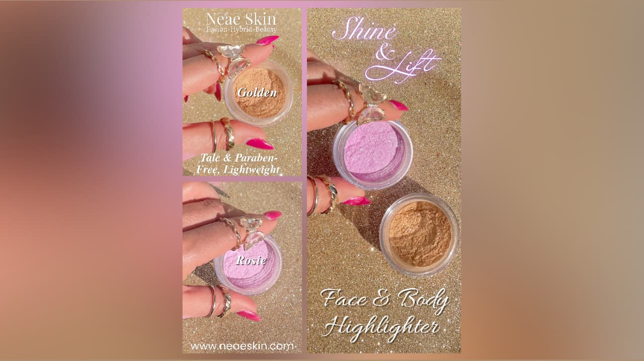 Shine & Lift Face Highlighter • Talc-Free • Sparkling Glow Formula