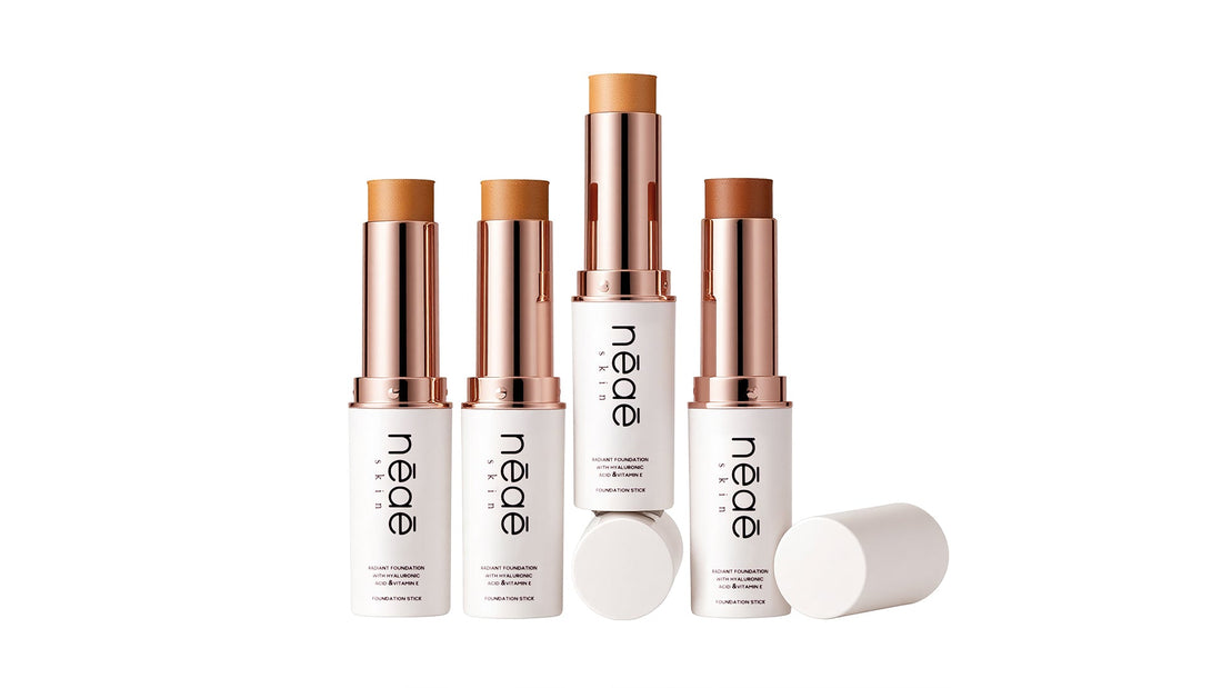 Radiant Shimmer Foundation Stick, infused with Hyaluronic Acid and Vitamin E