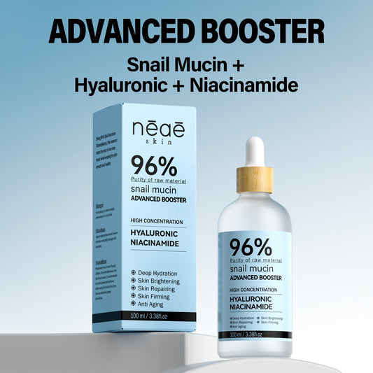 96% Snail Mucin + Hyaluronic Acid + Niacinamide