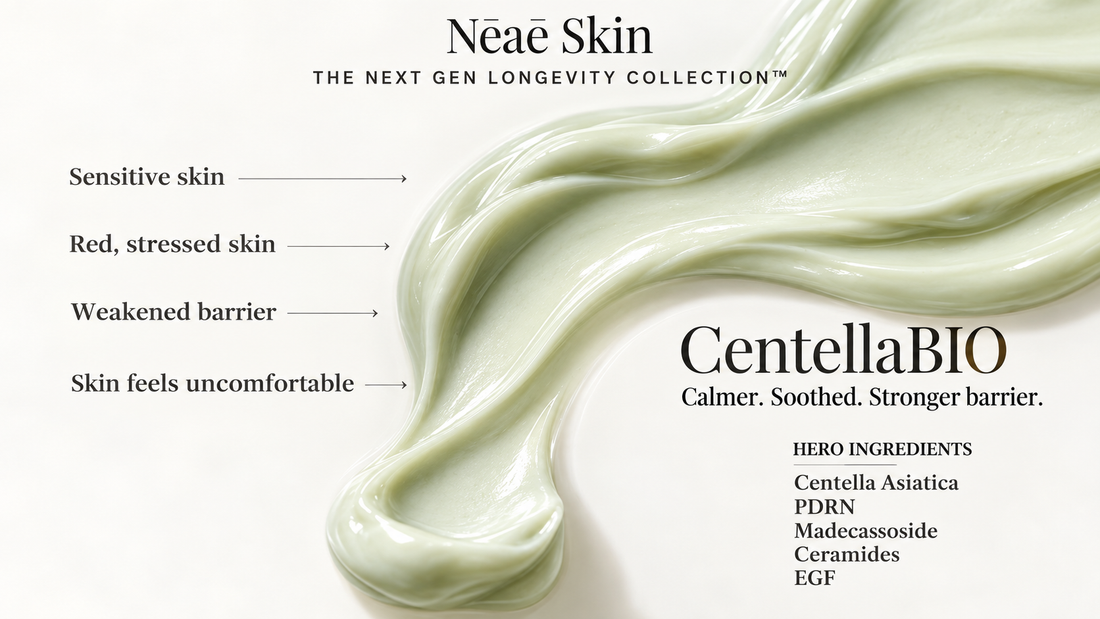 Nēaē Skin’s Answer to Redness, Reactivity + Overnight Recovery: CentellaBIO™