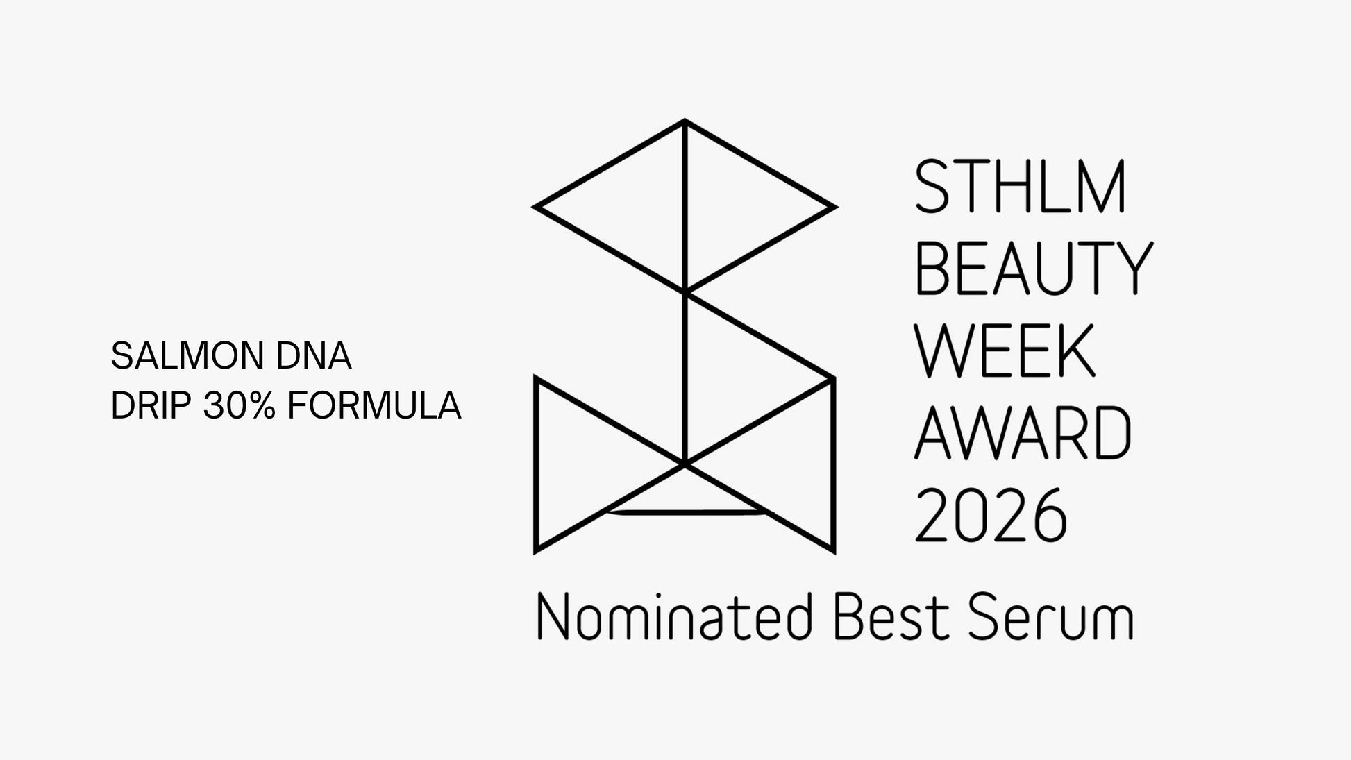 STHLM BEAUTY WEEK AWARD 2026 NOMINATED BEST SERUM