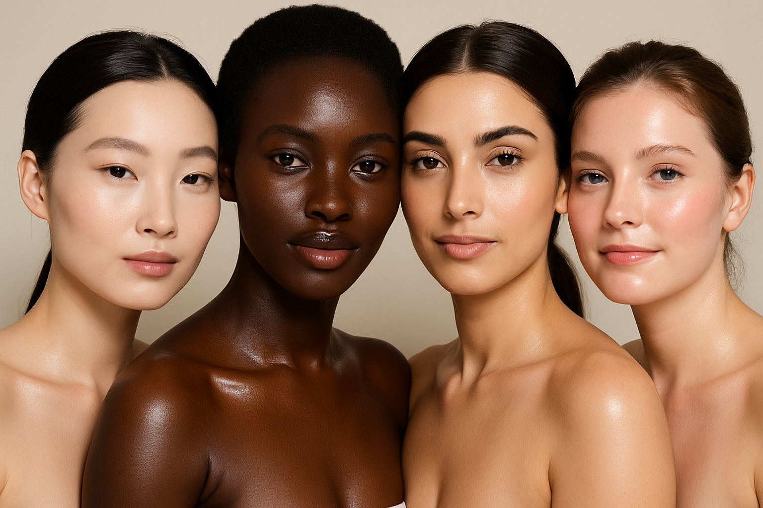 BlurWear Foundation Cushion asian looking, black woman, oliv skin woman, fair skinned woman flawless