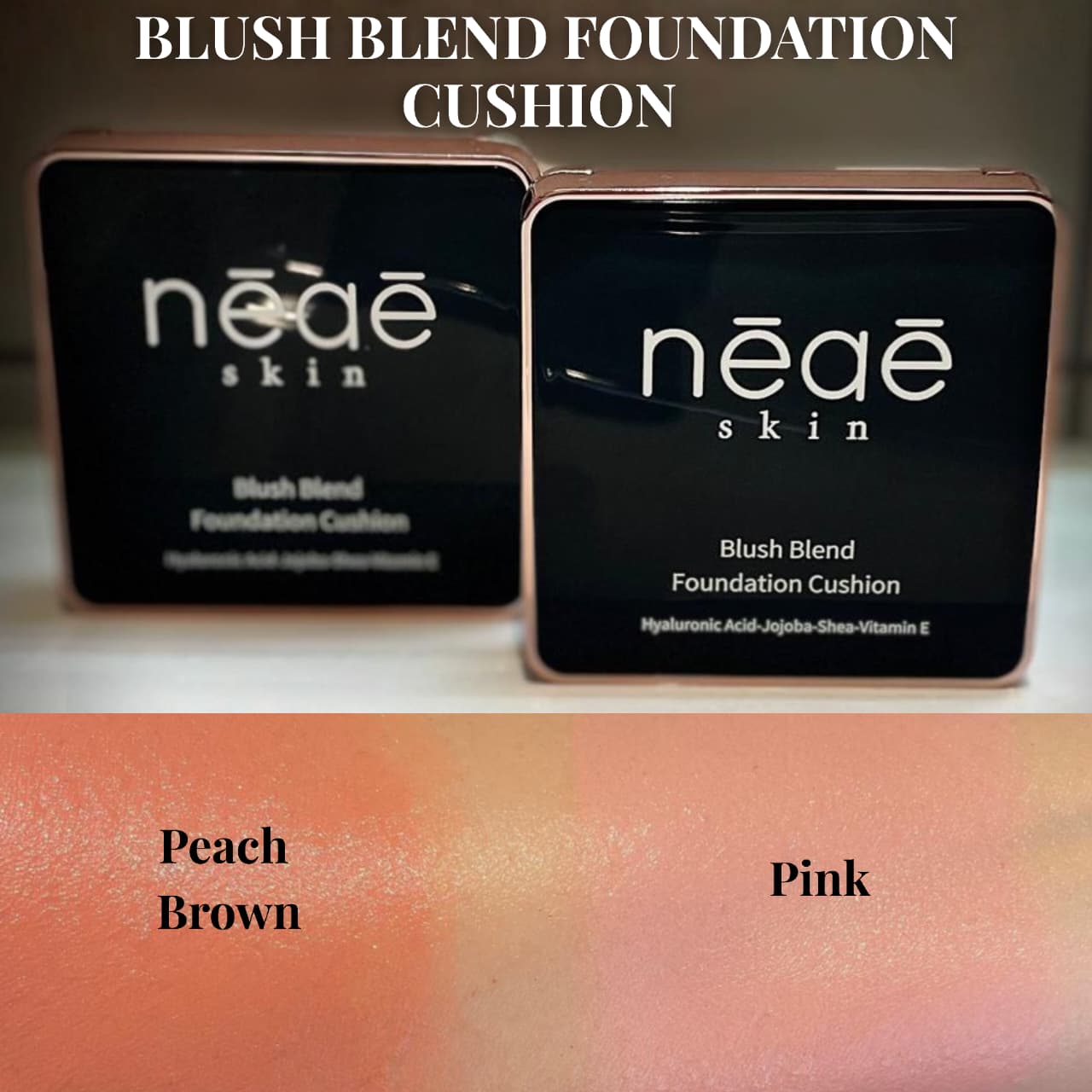 Blush Blend Cushion Pink Peach Brown