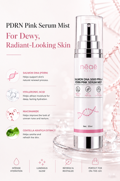 PDRN Pink Serum Mist For Dewy Skin