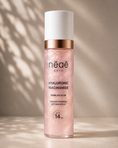Radiant Shimmer Setting Spray • Hyaluronic Acid • Niacinamide