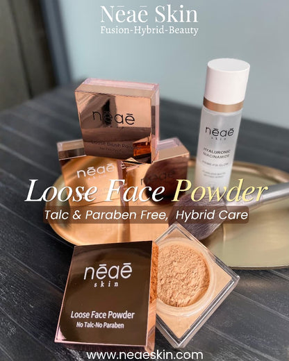 Loose Face Powder - Talc Free Hybrid formula • Boron Nitride • Jojoba • Vitamin E