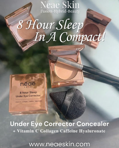 8-Hour Sleep Under Eye Corrector • Hybrid Formula • Atelocollagen • Caffeine • Licorice Root • 3 Shades”