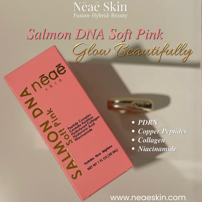 Neae Skin Salmon DNA Soft Pink Serum – PDRN, Copper Peptides, Collagen & Niacinamide premium face serum