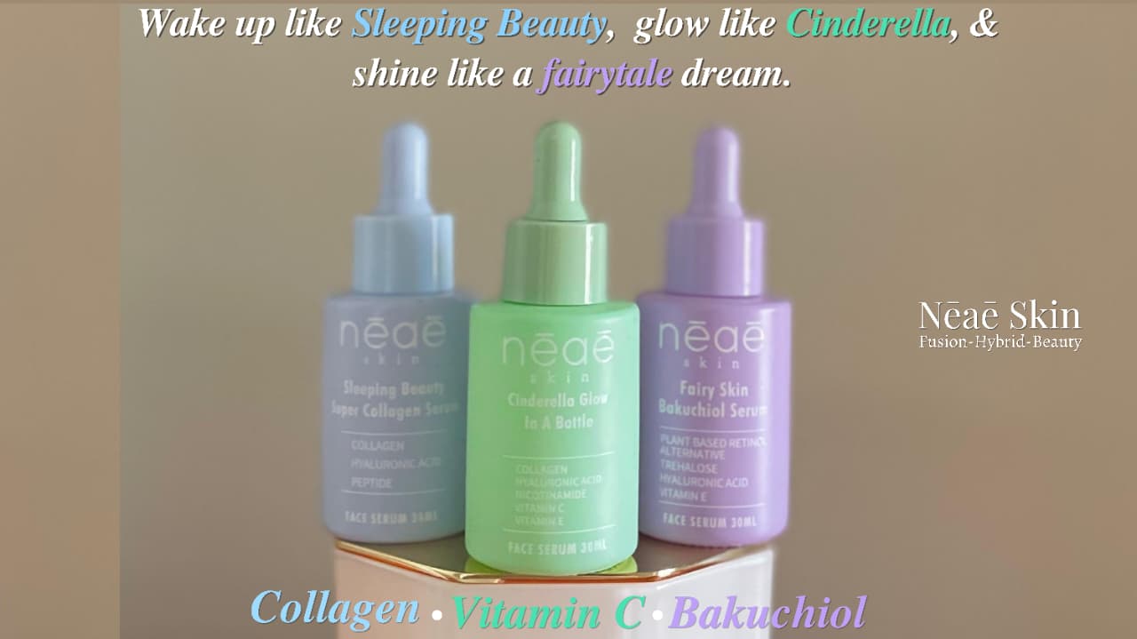 Neae Skin Cinderella Glow in a Bottle – Vitamin C, Niacinamide, Collagen & Peptides 