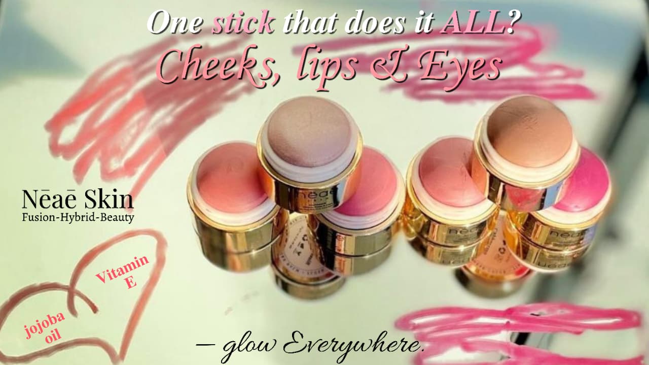 Multistick Blush Balm for Eyes, Cheeks & Lips. Infused with Vitamin E