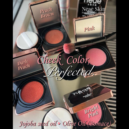 Blush Blend Cushion • Hybrid Formula • Jojoba Oil • Olive Pomace Oil • 4 Shades