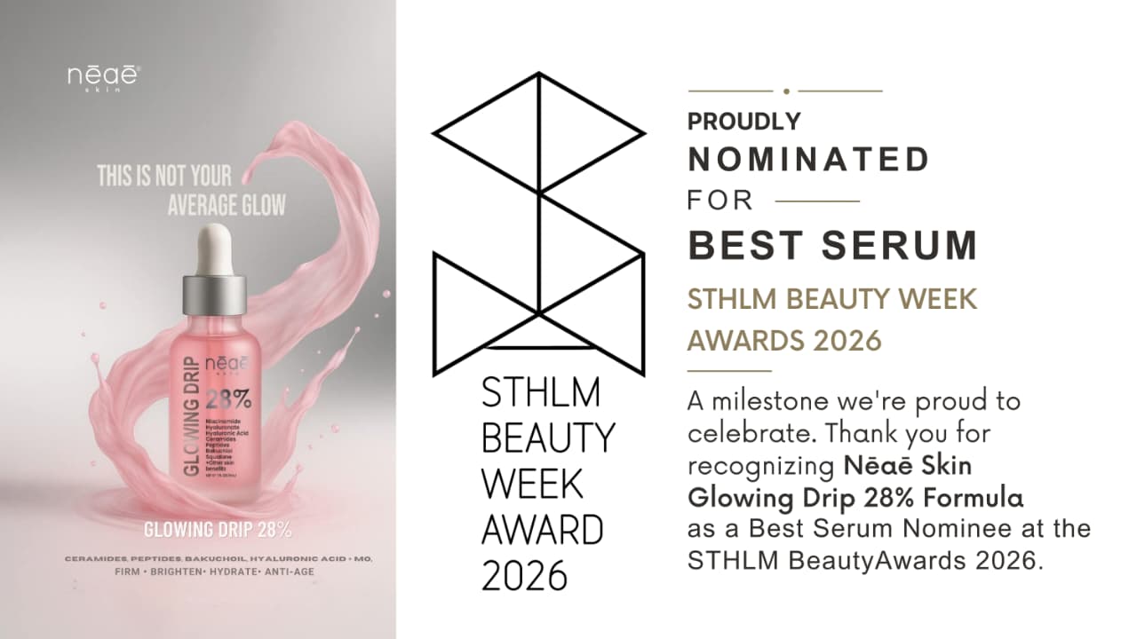 Best Serum Nominee STHLM BEAUTY WEEK 2026 Glowing Drip 28%