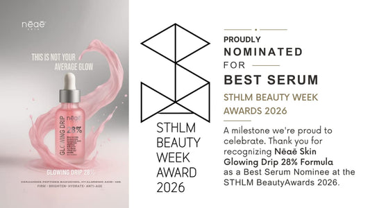 Best Serum Nominee STHLM BEAUTY WEEK 2026 Glowing Drip 28%
