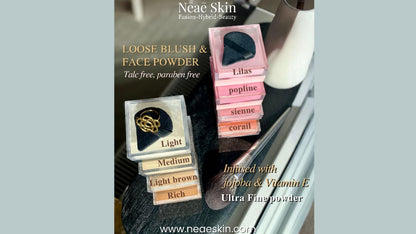 Loose Face Powder • Talc Free • Paraben Free • Hybrid