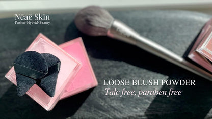 Loose Blush Powder • Talc-Free • Paraben-Free • Hybrid Formula • Boron Nitride • Jojoba • Vitamin E