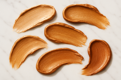 BRONZING BALM IN OUR SHADESON A TABLE  WITHOUT CONTAINER