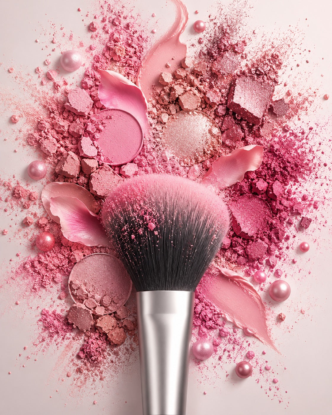 Bionic Fiber Bristle Blush Brush • Vegan Synthetic Hair