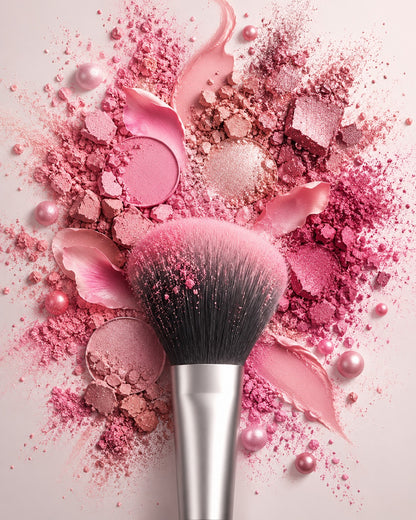 Bionic Fiber Bristle Blush Brush • Vegan Synthetic Hair