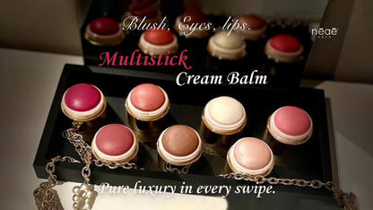 Multistick Blush Balm for Eyes, Cheeks & Lips. Infused with Vitamin E
