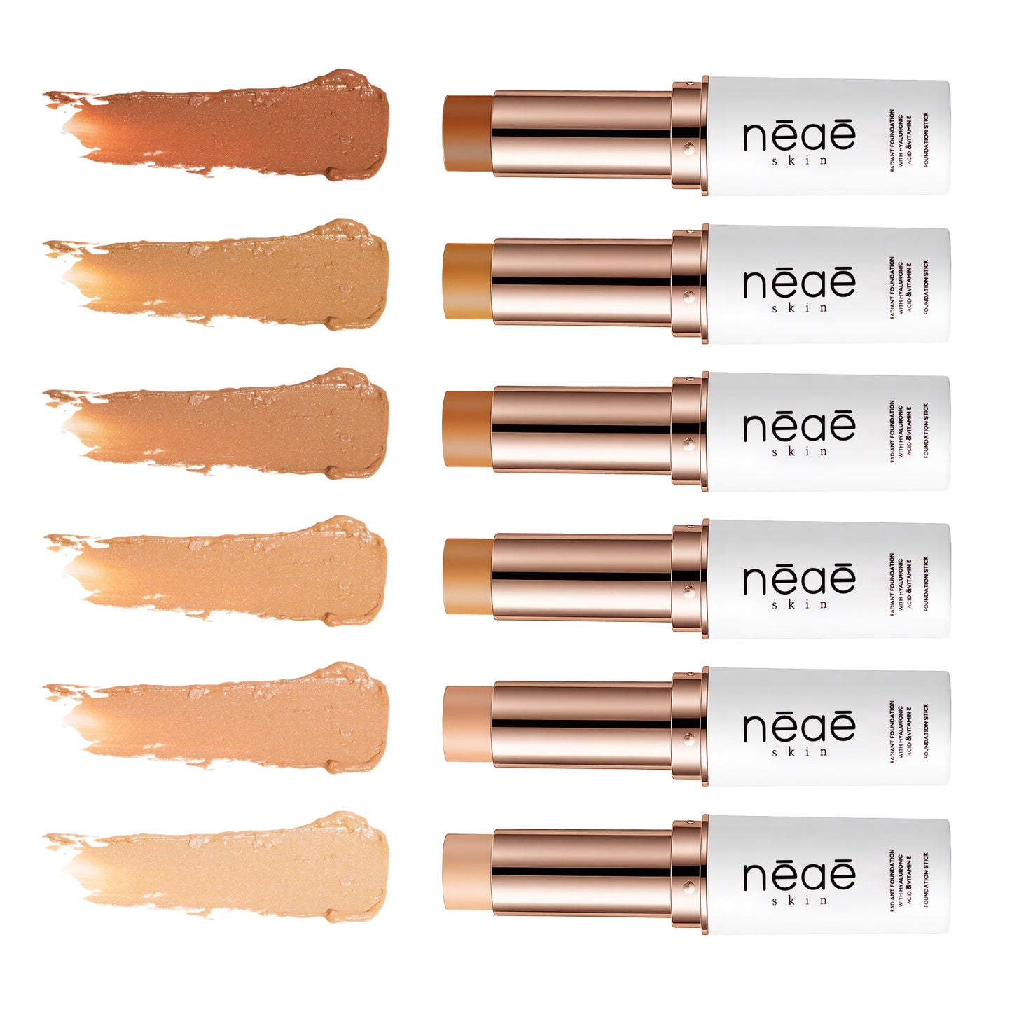 Radiant Shimmer Foundation Stick 6 Shades