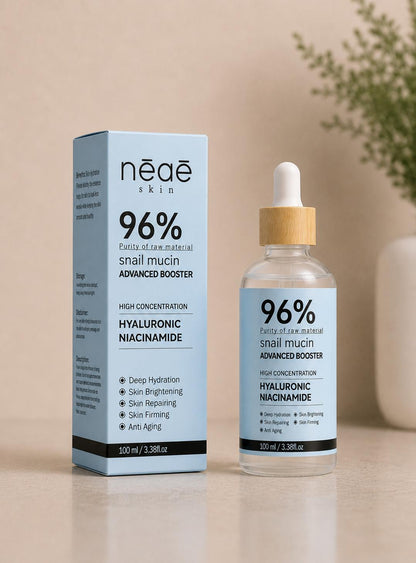 Snail Mucin 96% + Hyaluronic Acid+Niacinamide