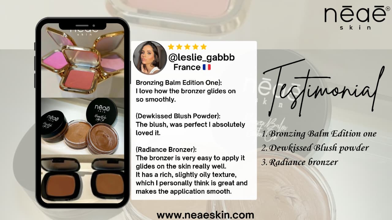 Neae Skin Dewkissed Blush Powder – Mineral-Rich Formula